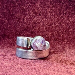 Rough Amethyst Ring