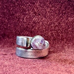 Rough Amethyst Ring