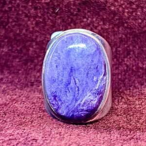 Sugalite and Silver Ring