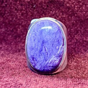 Sugalite and Silver Ring