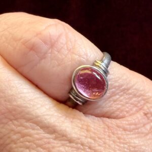 Pink Tourmaline Ring