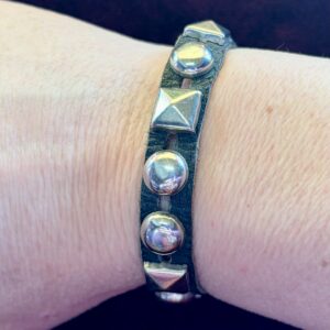 Leather Stud Bracelet